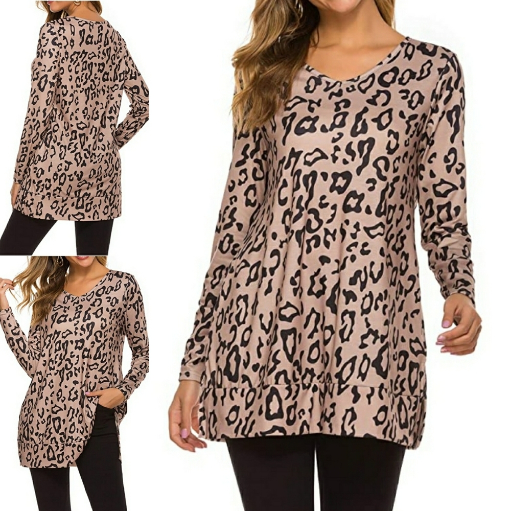 🆕️ Leopard Pocket Tunic